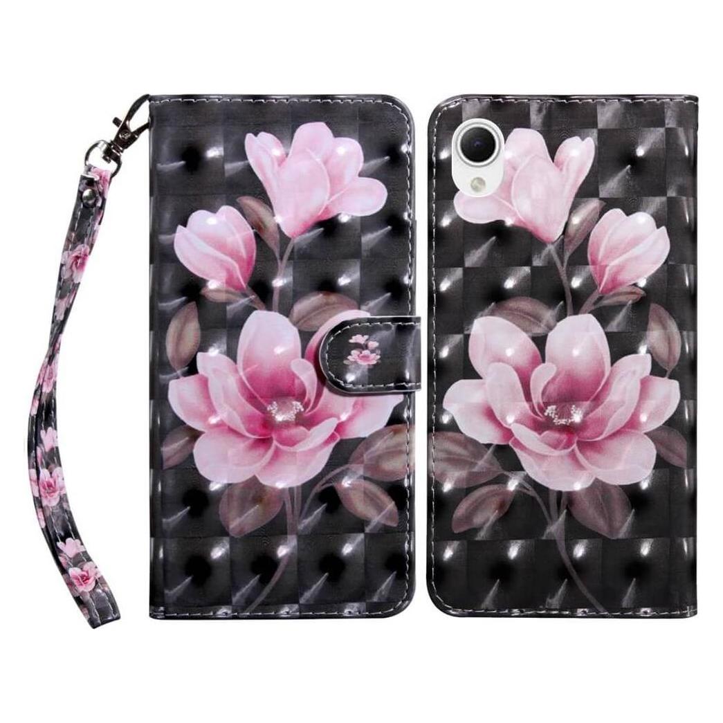 Cover-Discount Galaxy A23e - Etui Glitzer Effekt Lotus Blüte (Samsung Galaxy A23e) (660115955G)
