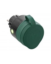 InLine SmartHome Steckdose Outdoor IP44 Kunststoff Weiß (40155O)