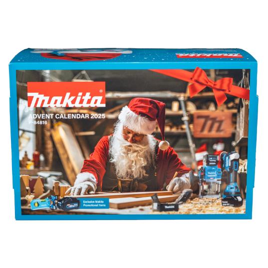 Makita Adventskalender 2025, Werkzeug-Set, 78-teilig (24 Türchen) (P-84800)