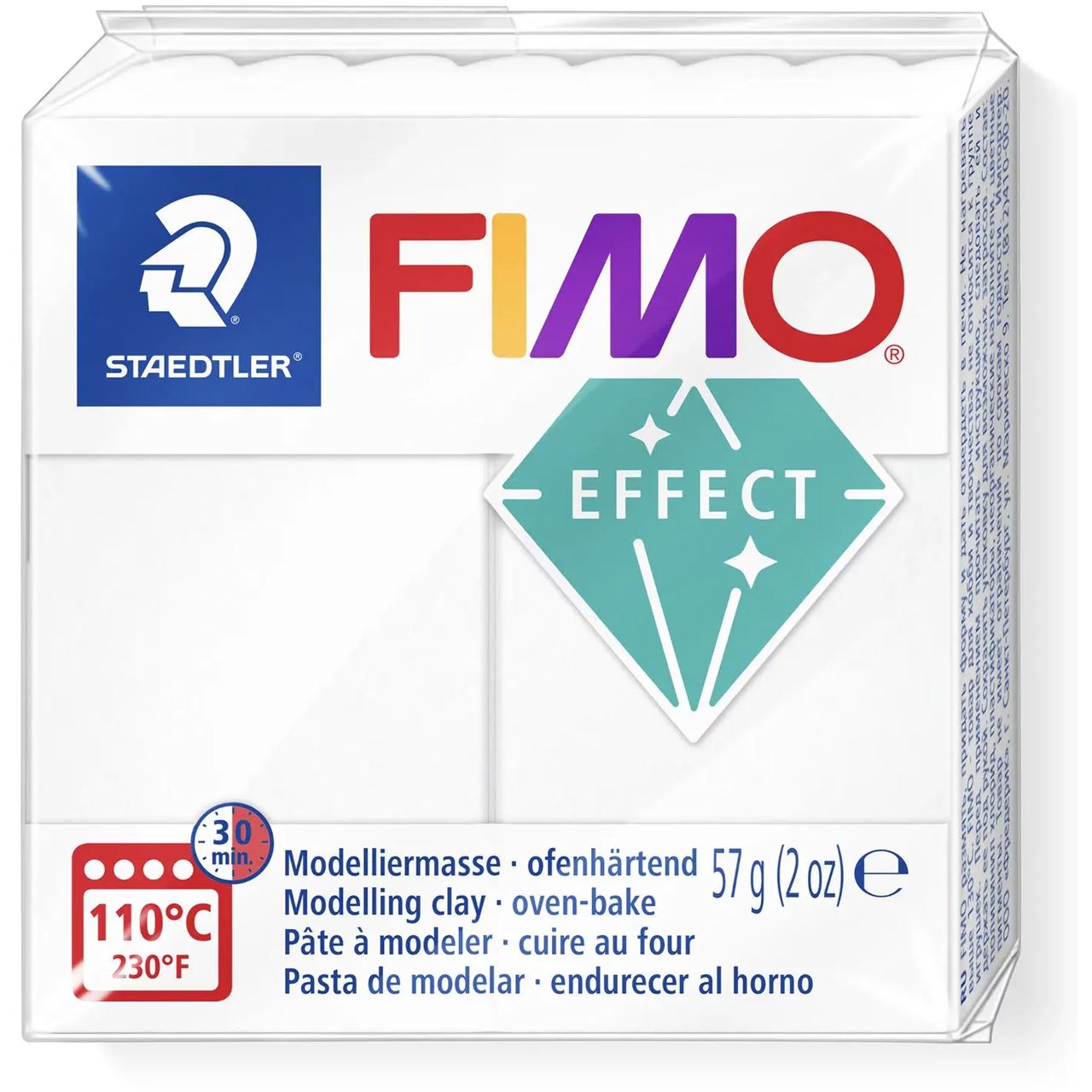 Fimo Mod.masse effect weiß transluz