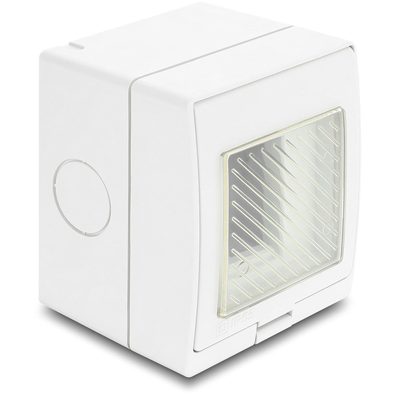Delock Easy 45 Aufputzgehäuse IP55 wasserfest 1 Port