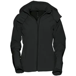 B&C Ladies ́ Hooded Softshell, black, L