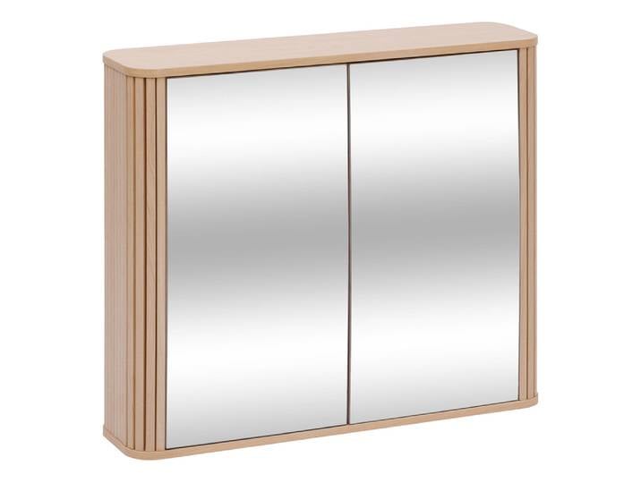 Meuble 2 portes miroir Liora Bois - Basika