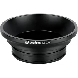 Leofoto BA-100L Halbschale für Mountain & Summit (Stativadapter), Stativ Zubehör, Schwarz