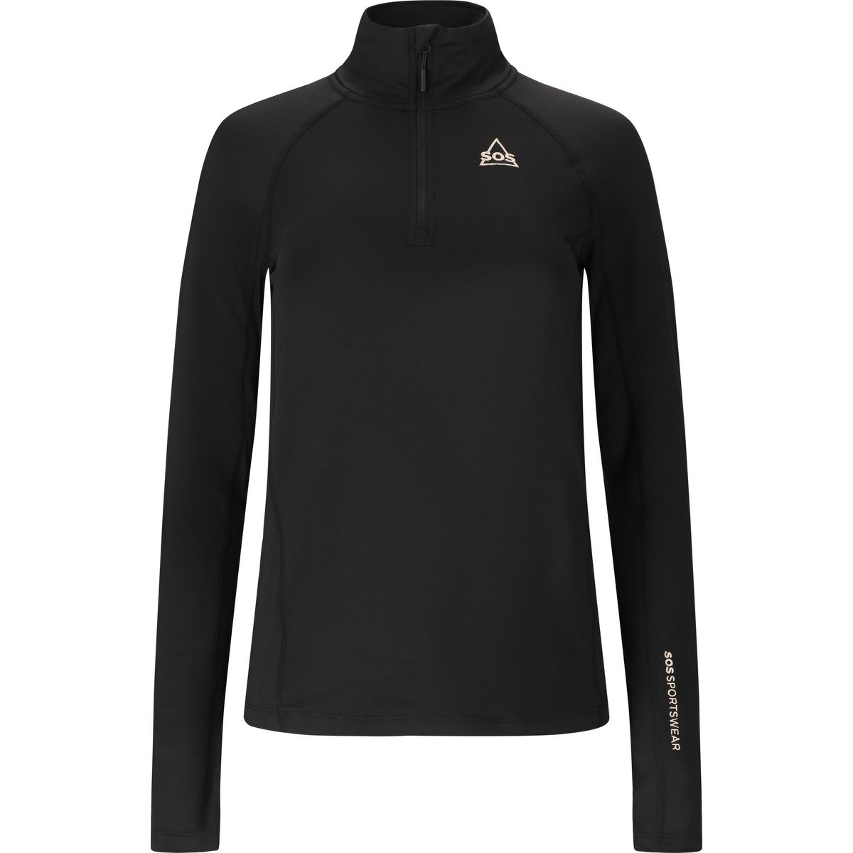 SOS Stratos W Half Zip Midlayer black (1001) M SOS263160-1001-M