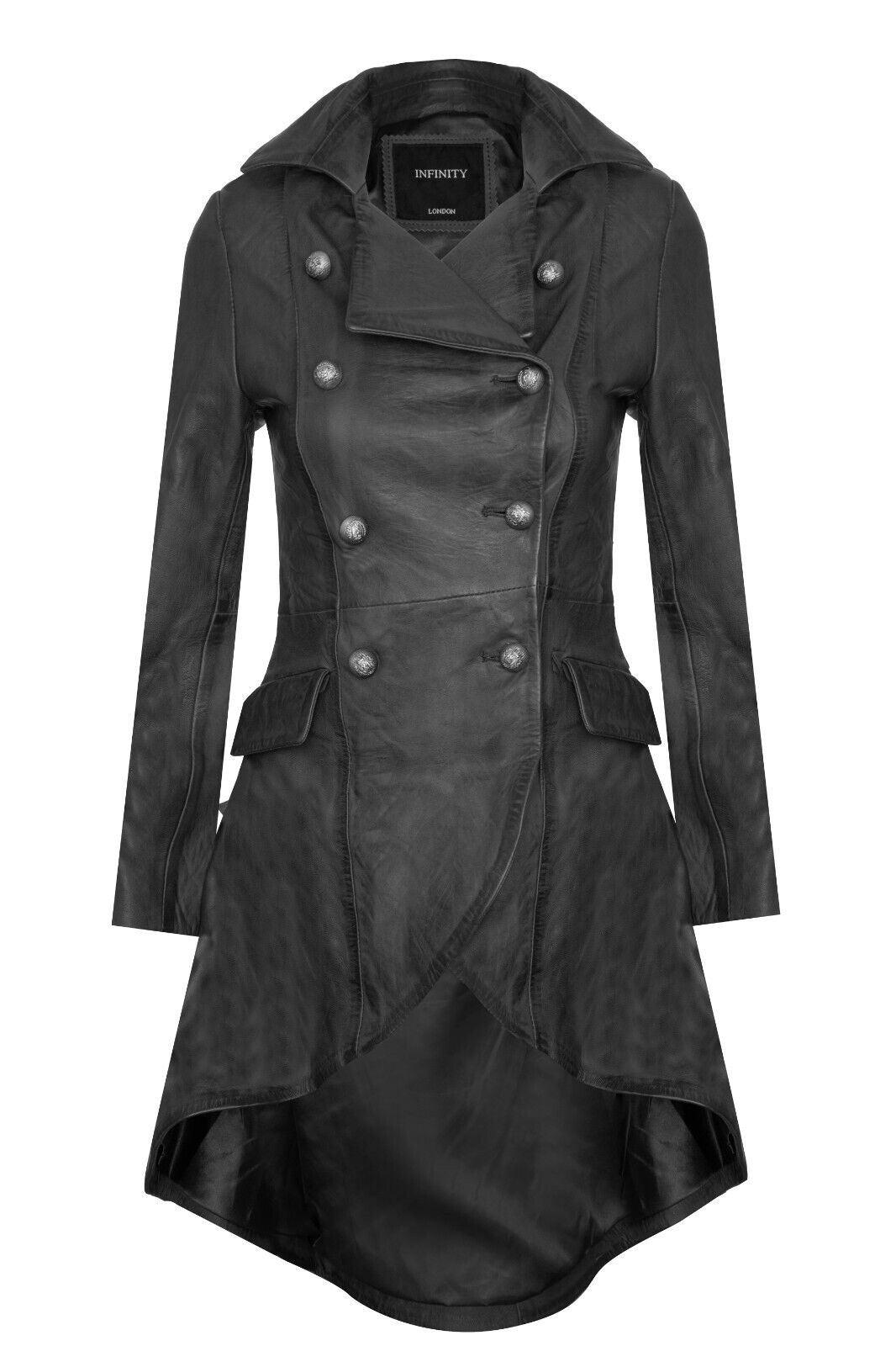 Damen Gothic Viktorianischer Mantel-Accra