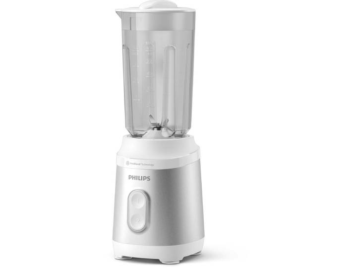Philips 3000-serie Mini blender HR2510/90 - 0\,6 L - 350W - Wit/Zilver