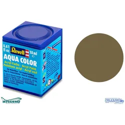 Revell Modellbau Aqua Color Khakibraun matt 18ml 36186