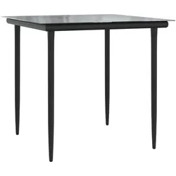 vidaXL, Gartentisch + Balkontisch, Fadonon (Spitzes Bein) (80 x 80 x 74 cm)
