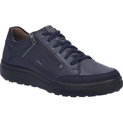 Sneaker JOSEF SEIBEL "Maddox 51, ocean-kombi", Herren, Gr. 47, blau (ocean, kombi), Obermaterial: 100% Rindsleder Leather cow., Schuhe Sneaker