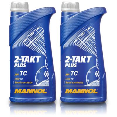 Mannol 2x 1 L 2-Takt Plus Motoröl [Hersteller-Nr. MN7204-1]