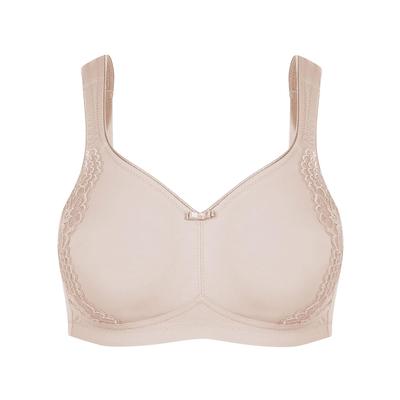 Minimizer-BH SUSA "Minimizer ohne Bügel London", Damen, Gr. 75, Cup H, beige (sand), Obermaterial: 76% Polyamid PA. 24% Elasthan EL., BHs Minimizer-BH