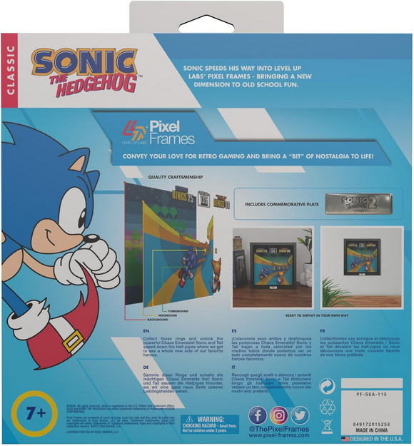 Pixel Frames Sonic Bonus Stage