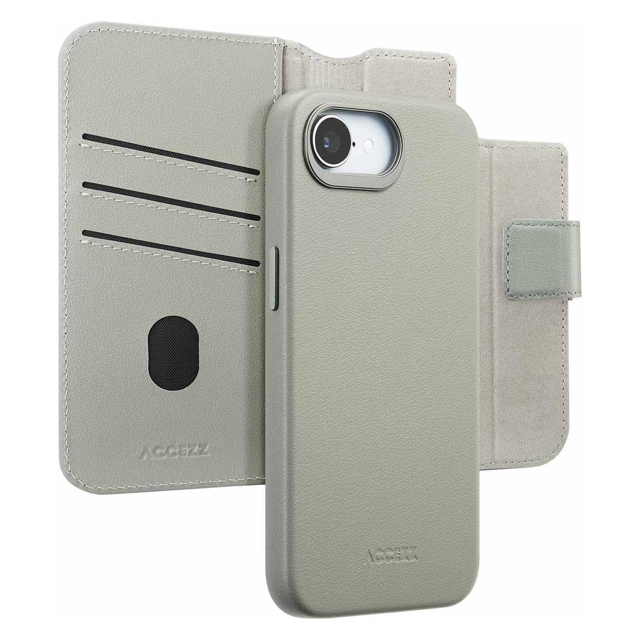 Accezz Libreria in Pelle Due in Uno con MagSafe (Apple iPhone 16e) (SH00086507 GSM Hoesje)