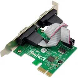 InLine Schnittstellenkarte, 2x Seriell 9-pol, PCIe (PCI-Express), Kontrollerkarte