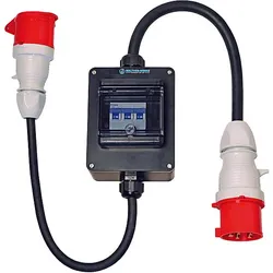 WALTHER-WERKE CEE Adapter-Leitung 3m, 32A auf 16A 5P 64Z0102
