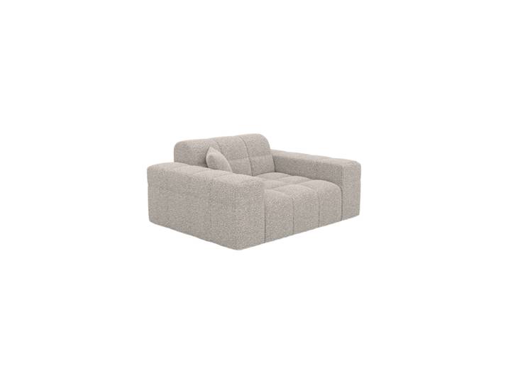 Design Loungesessel „Bloom“ mit Bouclé-Bezug Bouclé Toffee BLOOMINGLOFT Collection