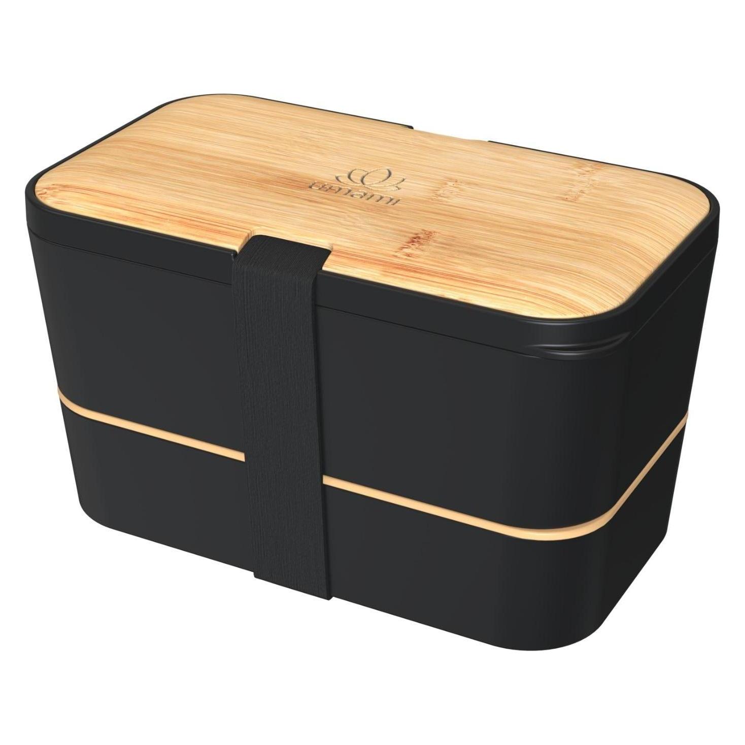Umami Bento Box Nestable L Bamboo Black (B0788F45XM)