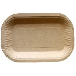 Schachtel mit 750 Kratt Horeca Antigrease Kartonschalen 15x23cm