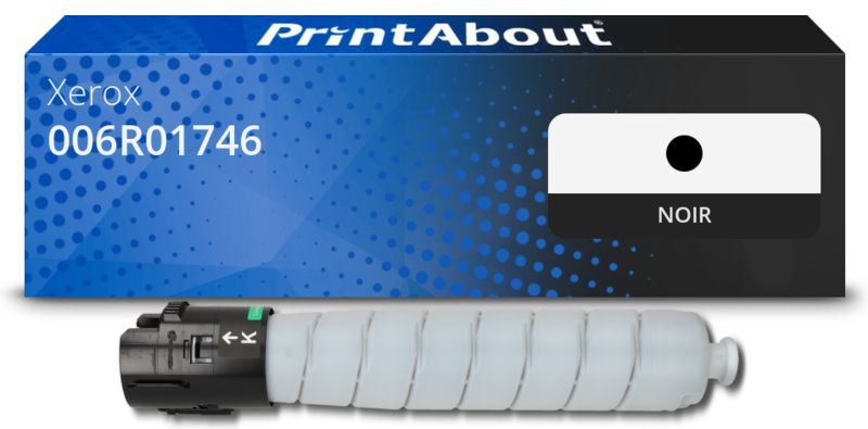 PrintAbout Toner compatible Xerox 006R01746 - Noir Noir