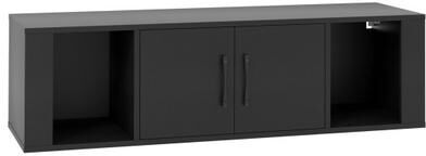 Costway Wall Mounted Floating 2 Door Desk Hutch Storage Shelves