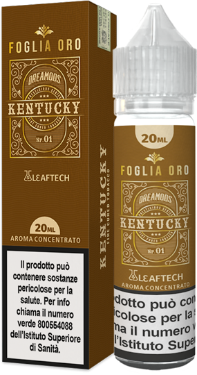Dreamods Kentucky Foglia Oro Liquido Shot 20ml Tabacco