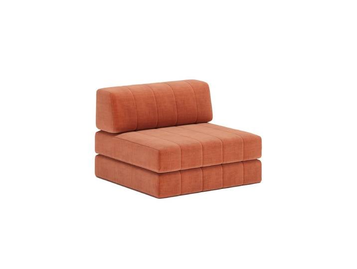 Innovation Living - Cozypad Sessel, rust orange (Stoff 412 Esina)