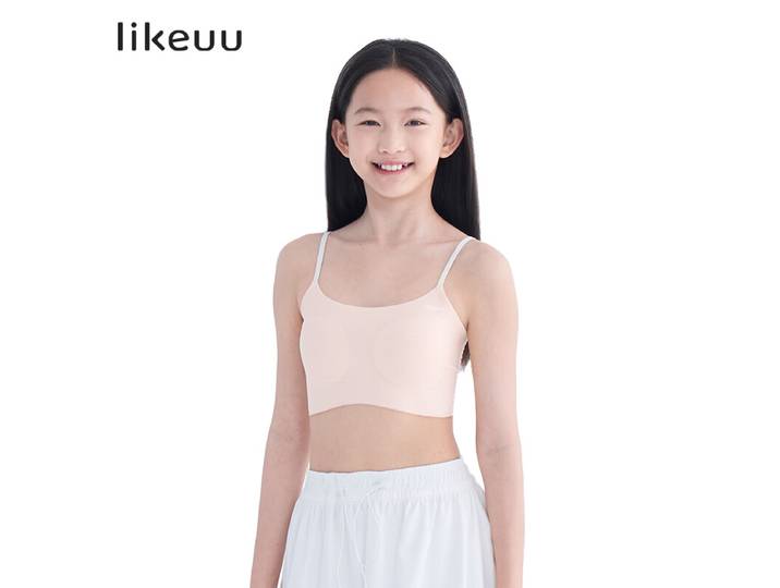 likeuu Soutien-gorge à bretelles fines Brise fraîche - rose clair de l’églantier