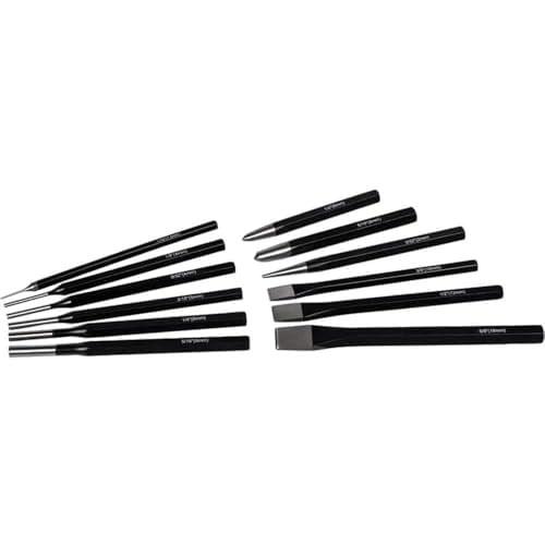 Roughneck ROU31180 Chroom Vanadium Pons en Beitel Set, 12 stuks