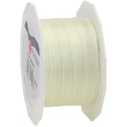 PRÄSENT Geschenkbänder 10 mm x 25 m creme