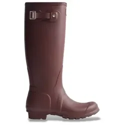 Hunter für Damen. WFT1000RMA Original Tall Wellington Gummistiefel bordeauxrot (41), Wohnung, Keine, Lässig, Kastanienbraun, PVC