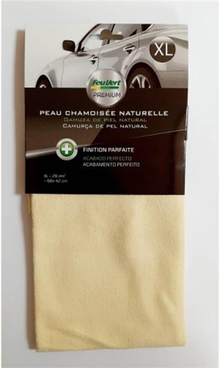Feu Vert Premium couro natural camurça tamanho XL