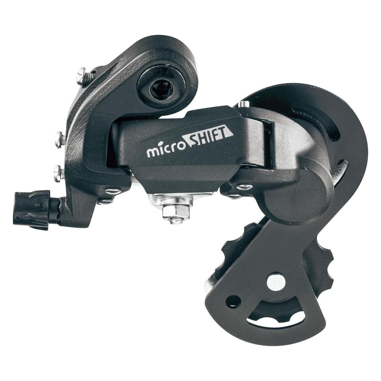 Micro Shift MTB Schaltwerk SuperShort Cage 1x6/7 speed - black (6-fach, 7-fach) (MS-DER-0054/1/unis)