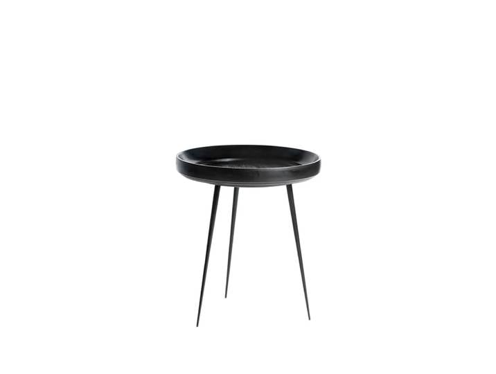 Mater Bowl medium Tisch Mango schwarz, schwarzes Gestell