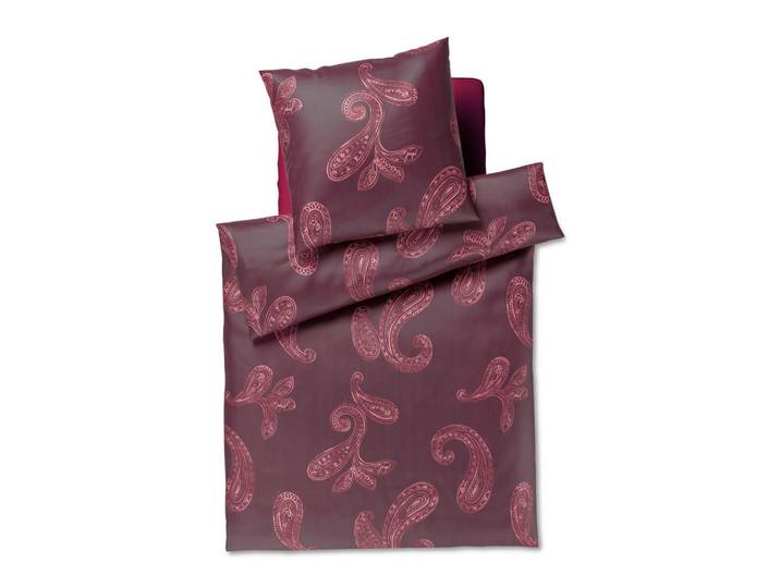 Joop! Living Bettwäsche Joop! Paisley, Rosa, 135x200 cm, pflegeleicht, weiche und anschmiegsame Oberfläche, Heimtextilien, Bettwäsche & Leintücher, Bettwäsche, Jersey-Bettwäsche