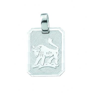 Kettenanhänger ADELIA´S "Damen & Herren 925 Silber Sternzeichen Anhänger Stier", silber, Schmuckanhänger, Damen, Stier, Silber 925 (Sterlingsilber), Kettenanhänger, Silberschmuck für Damen & Herren