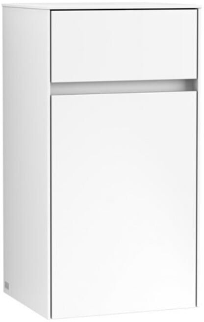 V&B; Collaro Armoire latérale 40,4x74,8x34,9cm, raccord gauche, blanc mat ; Villeroy & Boch (C03200MS)