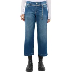 Angels Linn Jeans City Belt Culotte in Mittelblau-D36-L26