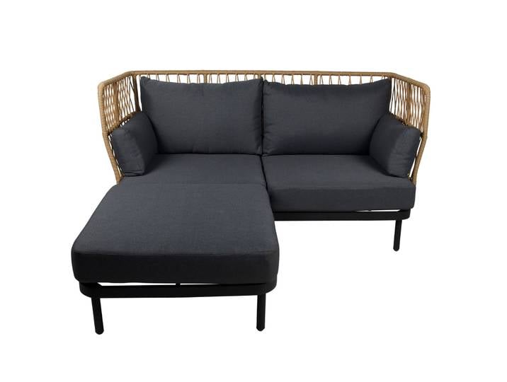 Sofa 'Rimini' inkl. Fußhocker &amp; Auflagen