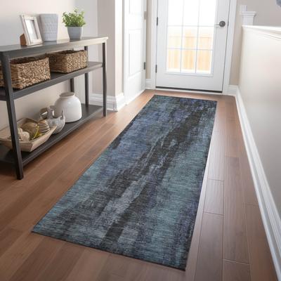 Addison Rugs Machine Washable Indoor/ Outdoor Abstract River Chantille Rug