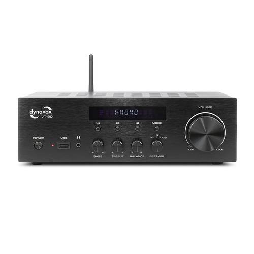 Dynavox VT-90 Stereo-Verstärker 1 x 180W Schwarz