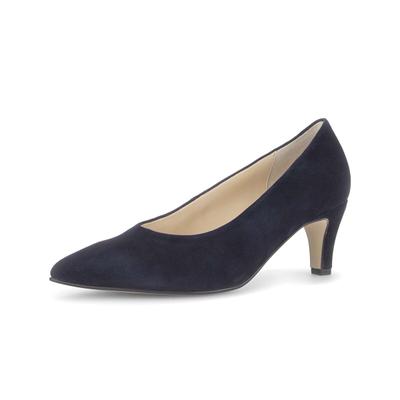 Pumps GABOR "Eleganter Pump", Damen, Gr. 37,5, blau, Schuhe Pumps