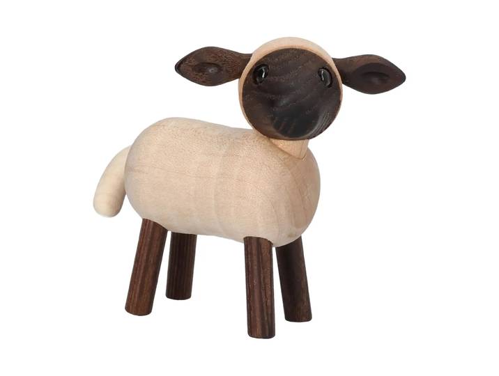 Spring Copenhagen Figurine agneau Will Beige, 6,6x9xH8,5 cm