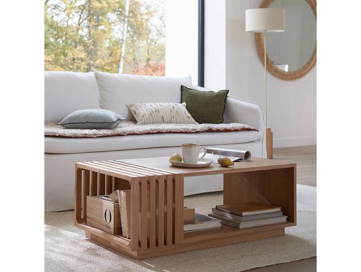 LA REDOUTE Table basse plaqué frêne, Theonie Beige