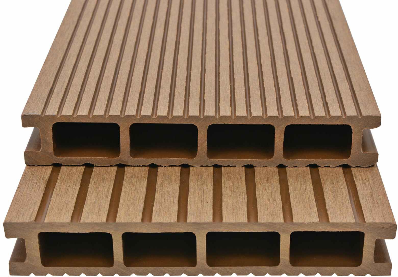 vidaXL Planche de terrasse 4 pièces Teck WPC