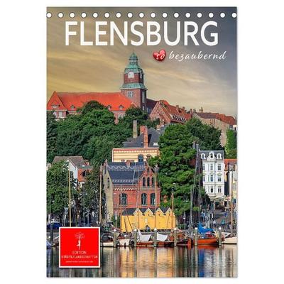 Flensburg - so bezaubernd (Tischkalender 2026 DIN A5 hoch), CALVENDO Monatskalender
