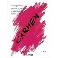 Carmen für 3 Gitarren Partitur und 3 Stimmen, Fachbücher von Georges Bizet