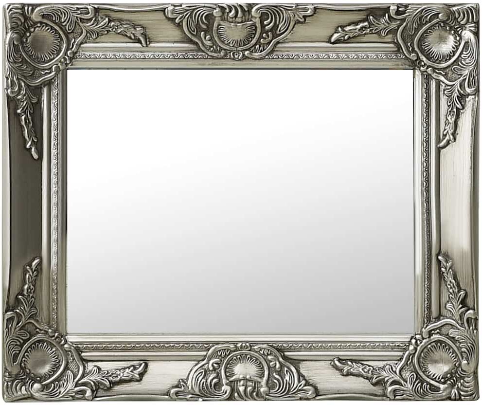 vidaXL Miroir mural style baroque 50x40 cm Argenté