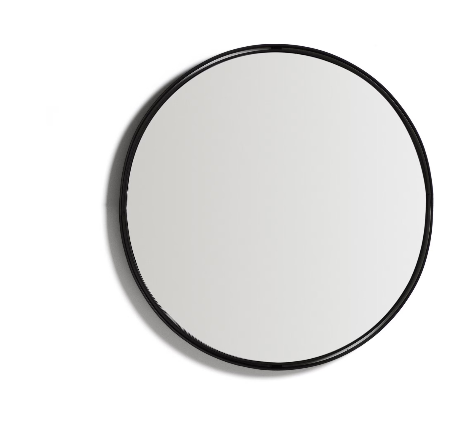 Kave Home Noral Ronde Spiegel - Zwart - Ø50 cm