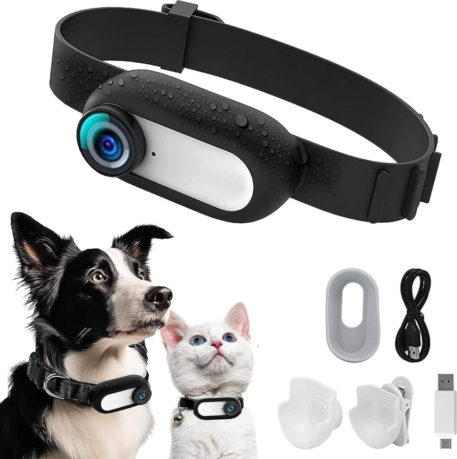 Zelurxx HD1080P Mini Sportcamera met magnetische clip en kleurenbeeldscherm, wit